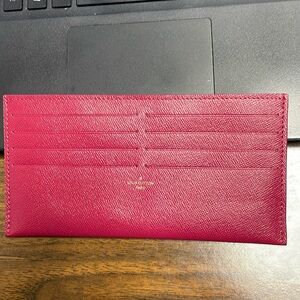 Louis Vuitton Red Felice Pochette Card Insert. Never used